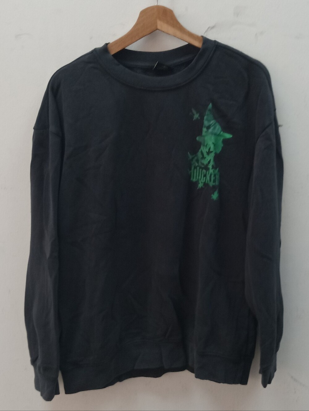 Wicked Black and Green Kids Sweatshirt XXL